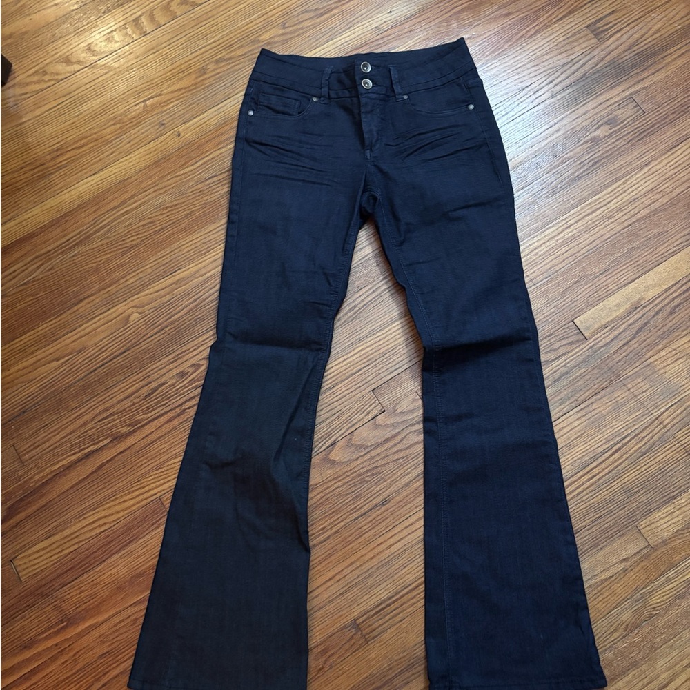 d. jeans Women's Dark Indigo Flare Jeans